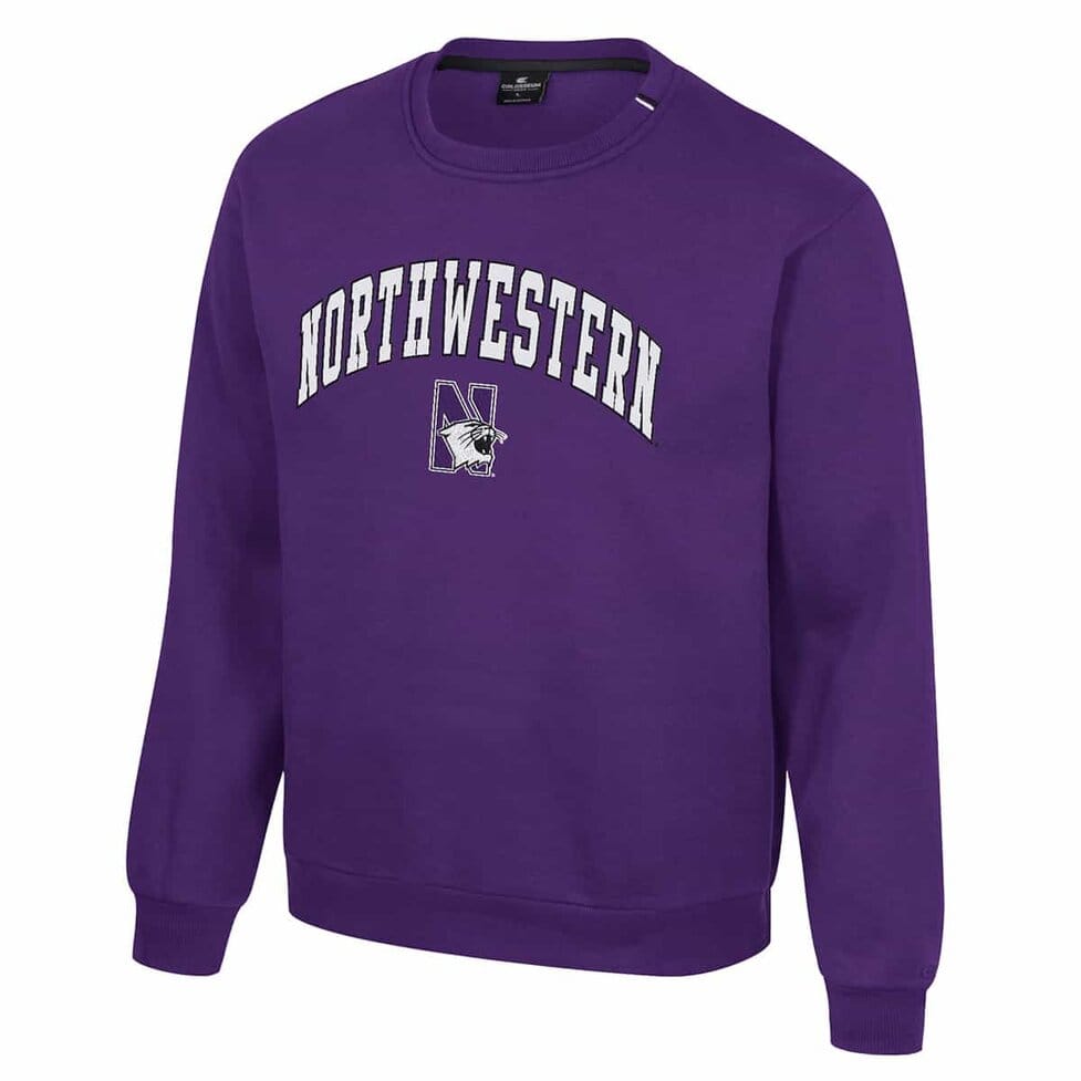 Northwestern Wildcats Crewneck Sweatshirts | Campus Gear Online
